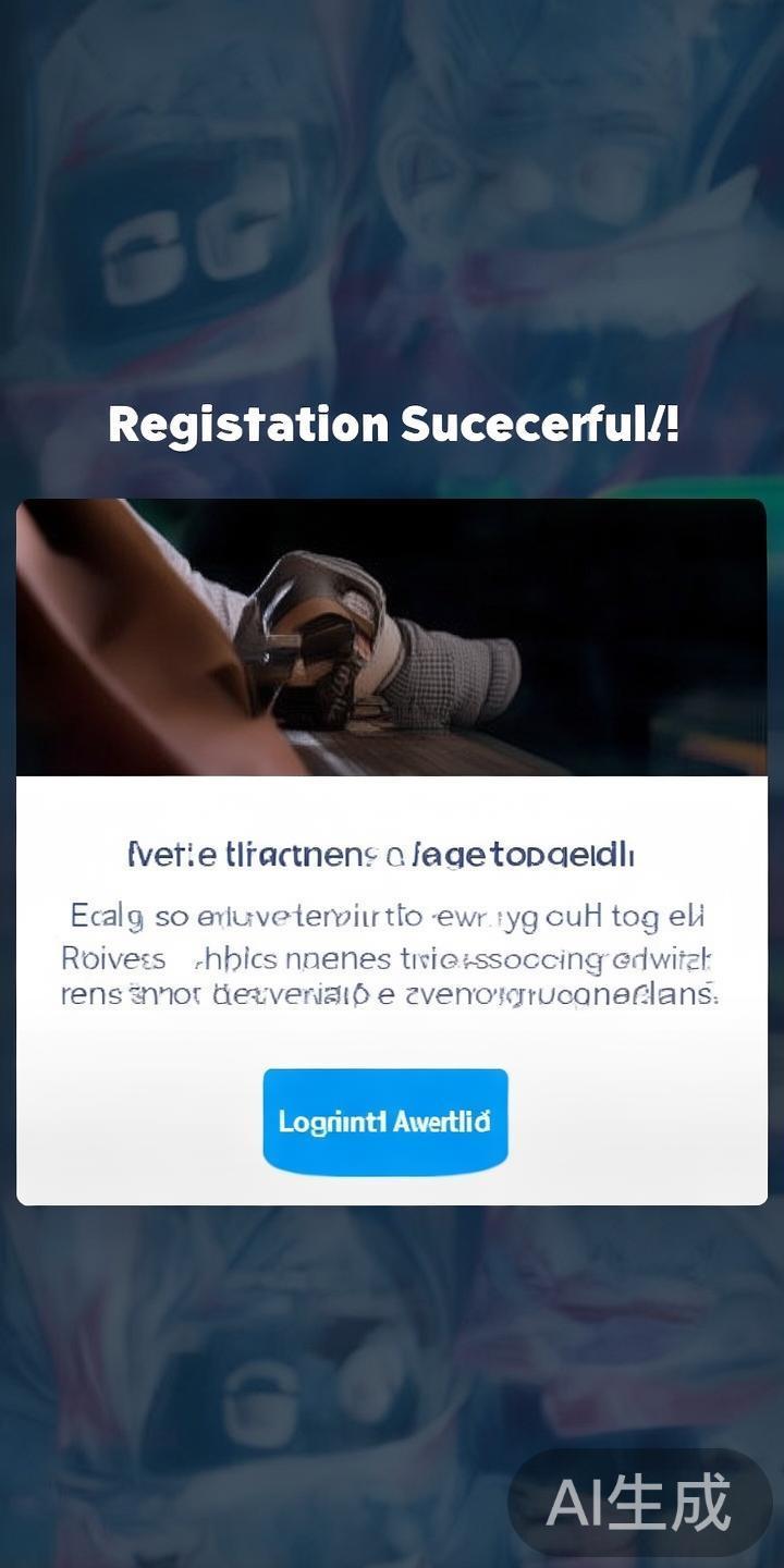 验证通过后，系统会提示注册成功。此时，用户可以使用